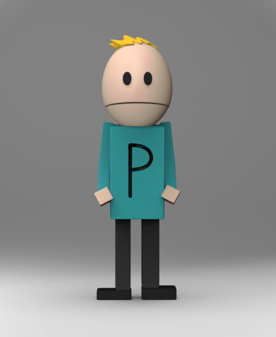 Phillip -South Park 3d model