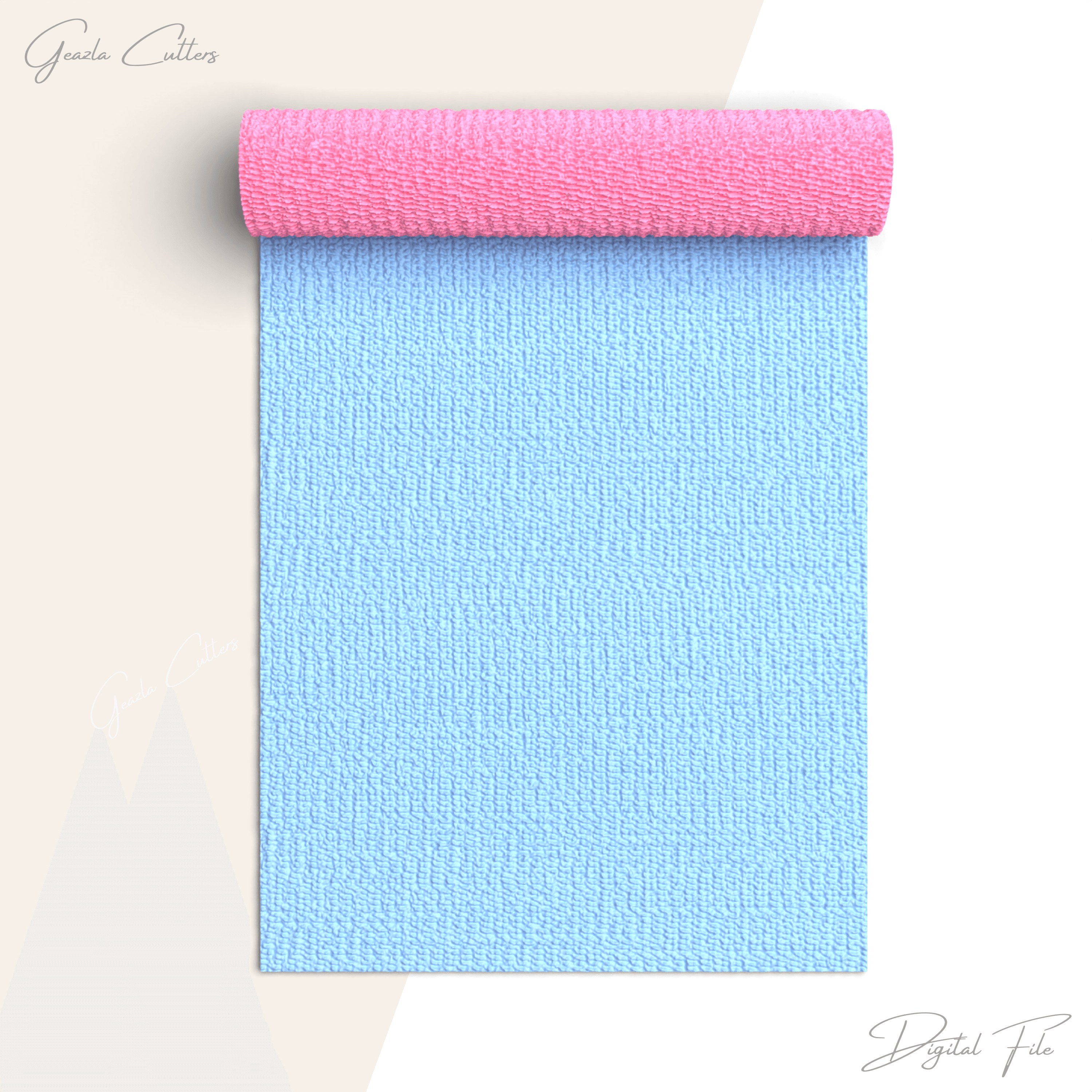 Fabric Texture Roller For Polymer Clay, Fabric Clay Texture Roller, Polymer Clay Tool, No: 775 3d model