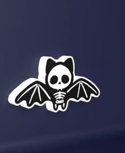 Skeleton Bat - LED Strip compatible 3d model