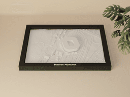 Stadion München, Germany - 3D Miniature 3d model