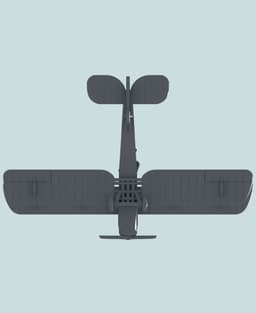 1:144 Bristol F.2a 3d model