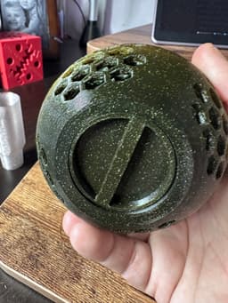 THE ORIGINAL, AIRLESS EASTER EGG, WILL IT BOUNCE? YES, IT, WILL, CONTAINER 3d model