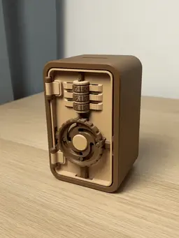 Safe | Money Bank | Lock | Piggy Bank 3d model