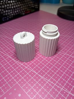 Lines Chapstick Holder 20mm 3d model