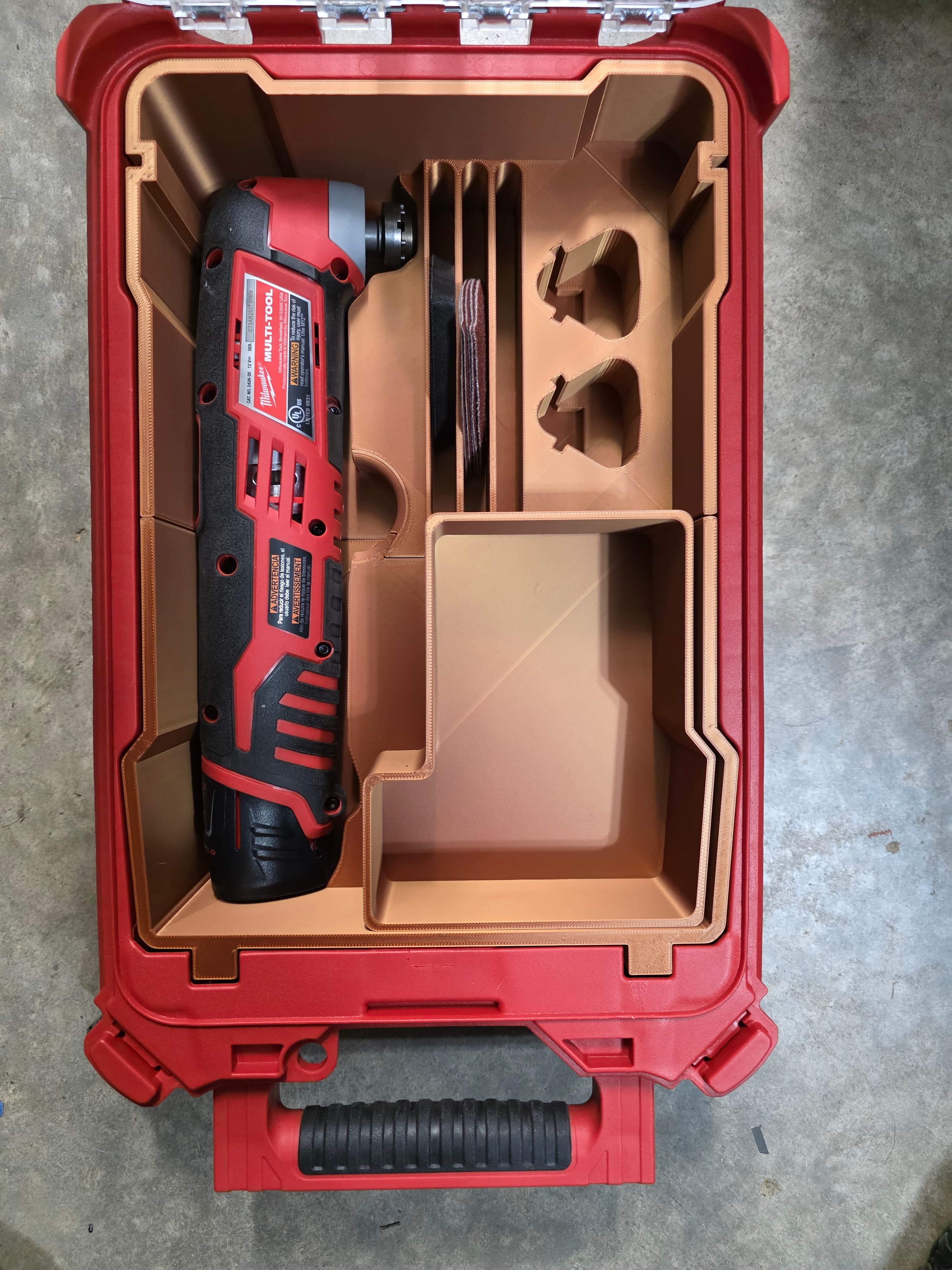 Milwaukee M12 Multi-Tool Insert V3.stl 3d model