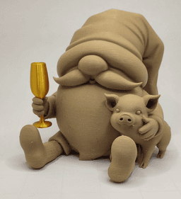 Cute Christmas Gnome / New Year Gnome 3d model