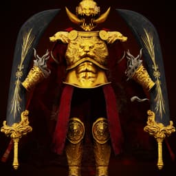 ULTIMATE PROMISED CONSORT RADAHN ARMOR AND SWORDS SET life size cosplay package - Elden Ring Shadow 3d model