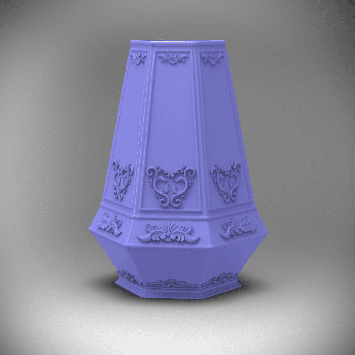 Fancy Vase (+Bambu 3mf Dual Color) 3d model