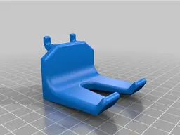 Pegboard game controller holder 3d model