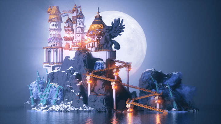 Minecraft Canterlot II 3d model