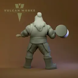 Belgrunn Browbeard | Dwarf Fighter 3d model