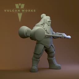 Belgrunn Browbeard | Dwarf Fighter 3d model