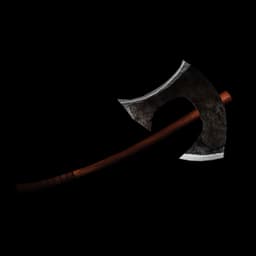 One Handed Battle Axe 3d model
