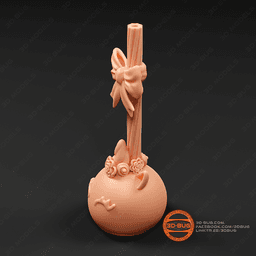 Candy in unicorn style 3d model