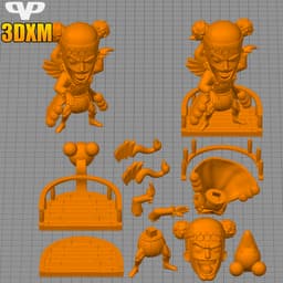 Bon Clay Chibi STL for 3D Printing ChibiSTL 3DXM 3d model