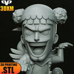 Bon Clay Chibi STL for 3D Printing ChibiSTL 3DXM 3d model
