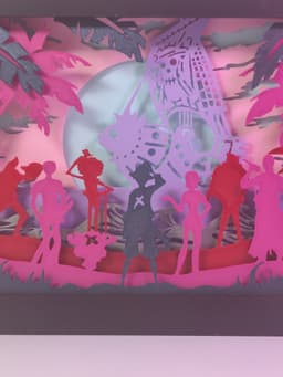 One Piece: Straw Hat Crew Edition Shadow Box 3d model