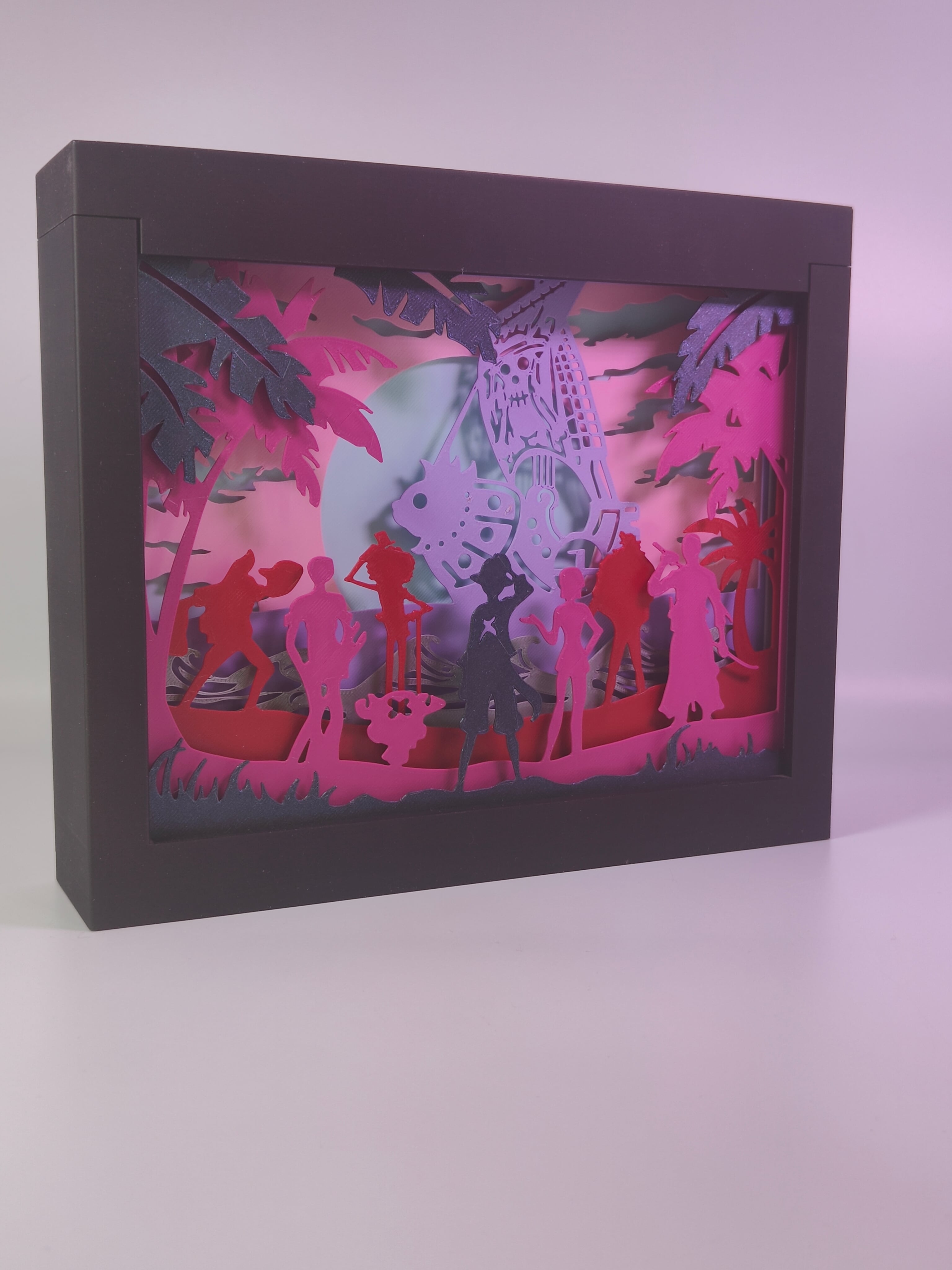 One Piece: Straw Hat Crew Edition Shadow Box 3d model