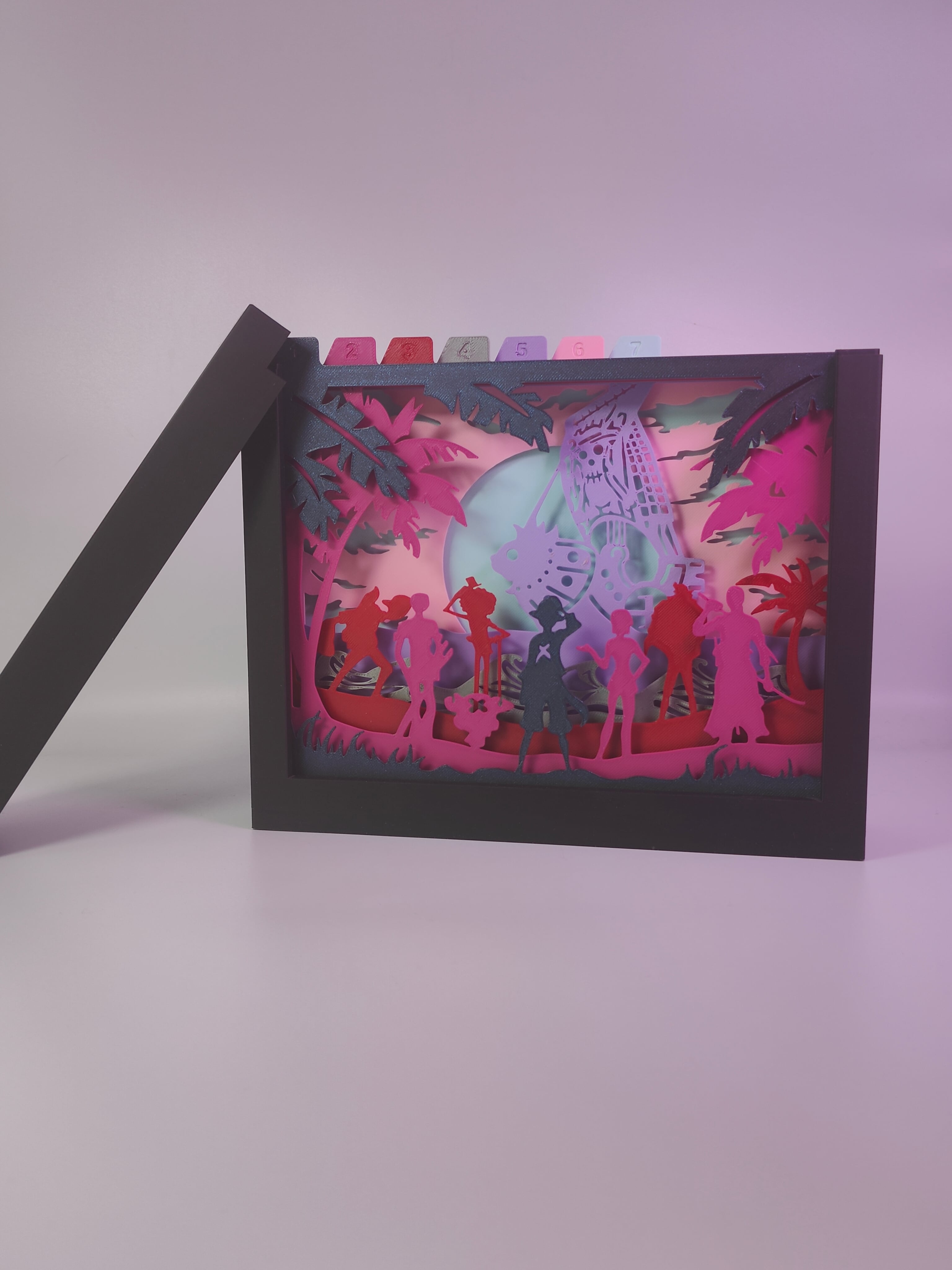One Piece: Straw Hat Crew Edition Shadow Box 3d model