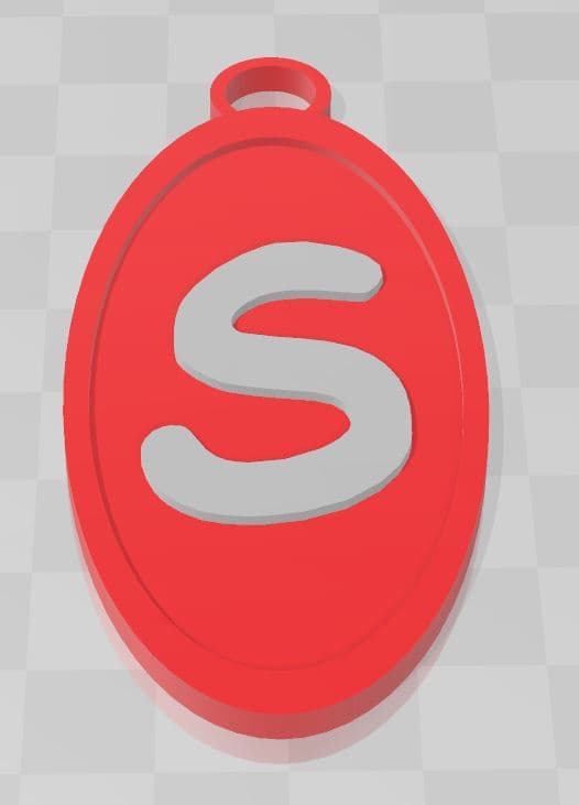 S KEYCHAIN 2.stl 3d model