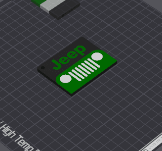 Keychain: Jeep II 3d model