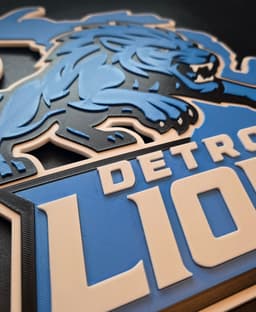Detroit Lions Custom FanArt 4 3d model
