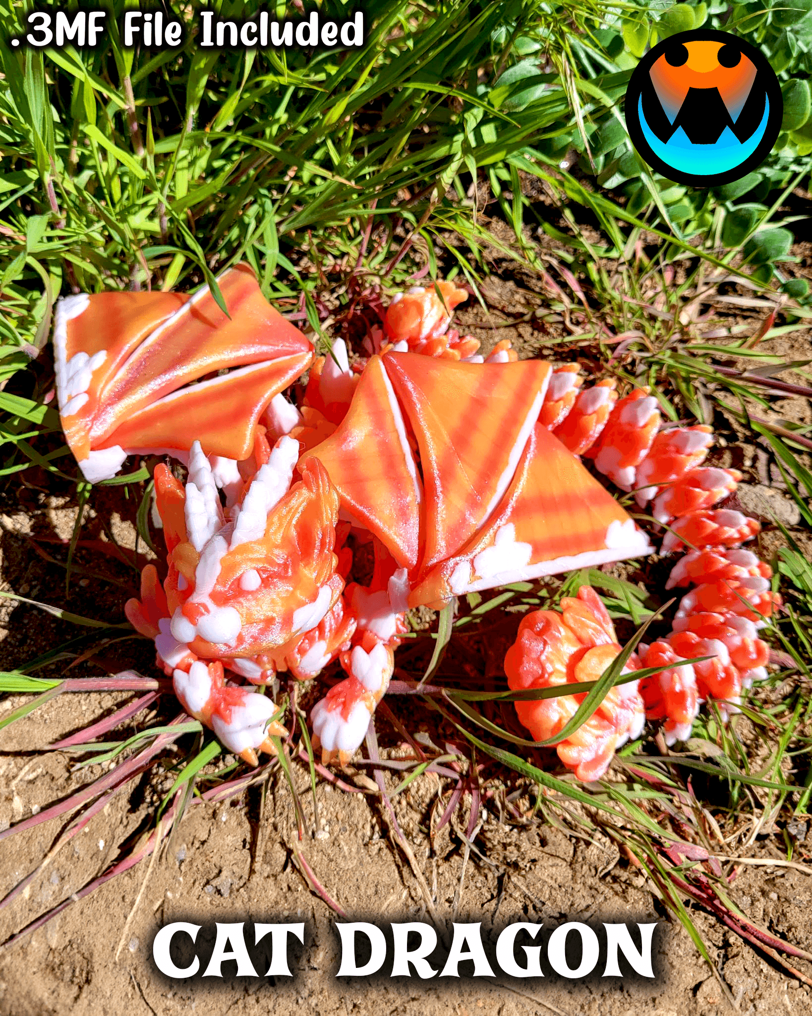 Cat Dragon 3d model