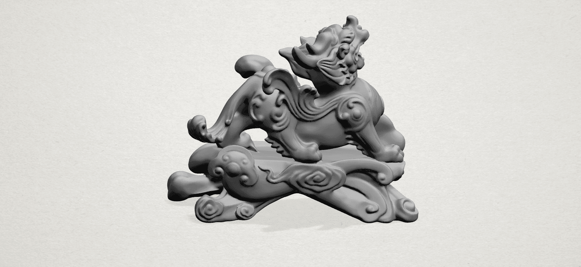 CHINESE MYTHICAL CREATURE 3d model