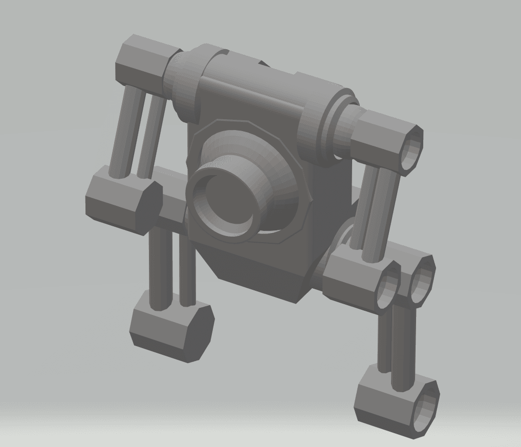 FHW: Robot Toy Concept #3 3d model