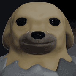 Broke / Poor Dog Meme (Pls, Deposit Alteady) Fan-Art / Meme Perrito Que Ya Depositen 3d model