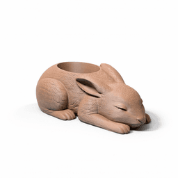 BUNNY PLANTER / MODERN PLANTER / UNIQUE EASTER DECOR PLANTER / BUNNY DECOR 3d model