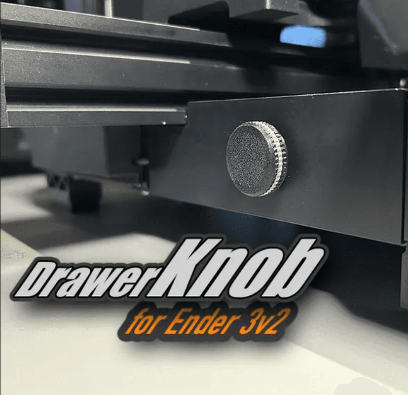 Professional Ender 3v2 Drawer Knob 3d model