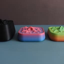 Box / Organic waste bin “Montagne” 3d model