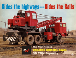 Holmes RC-60 Rail Crane Kit 1/87 Scale 3d model