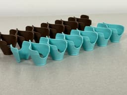 Jumbo Coturnix Quail Egg Tray Stackable 3d model