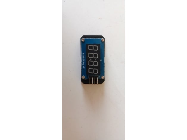 CMS 7 segment display module 3d model