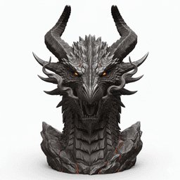 Drakthar, the Fire Guardian.stl 3d model