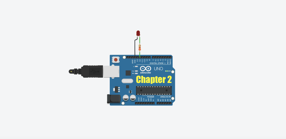 Arduino Tips & Tricks Chapter 2 – Flash an External LED 3d model