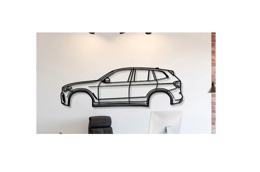 BMW - X3 G01 2018 Wall Art 3d model