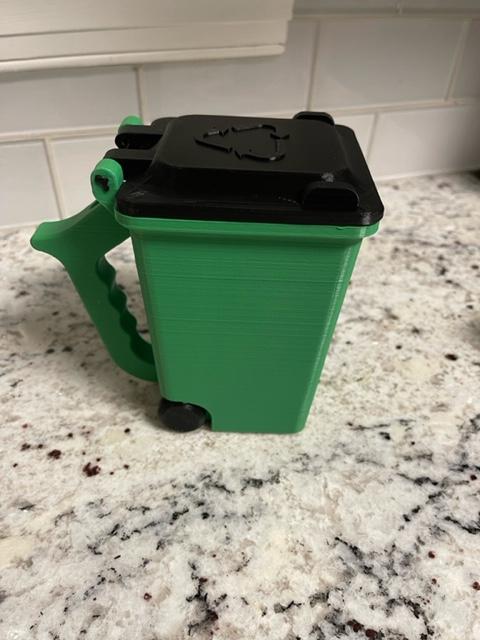 Trash Can Cup 3d model