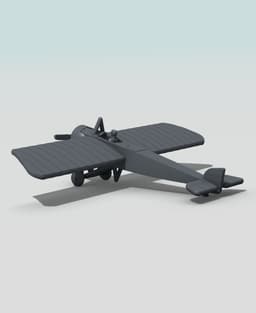 1:144 Morane-Saulnier Type H 3d model