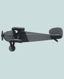 1:144 Sopwith Dolphin 3d model