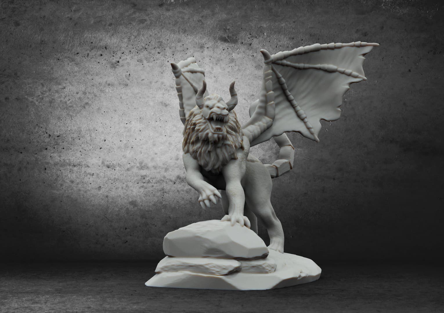 Manticore figure 3d model