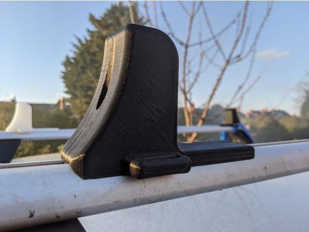 Canoe Aero bar supports car roof rack 3d model