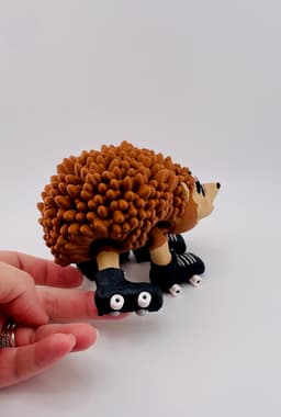 Hedgehog Roller Skate Flexi 3d model