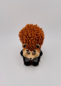 Hedgehog Roller Skate Flexi 3d model