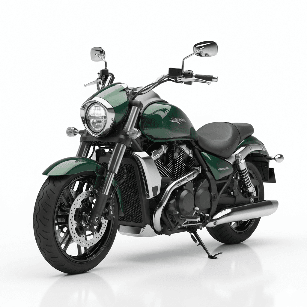 Kawasaki Vulcan 1700 Voyager Touring Motorcycle 3d model