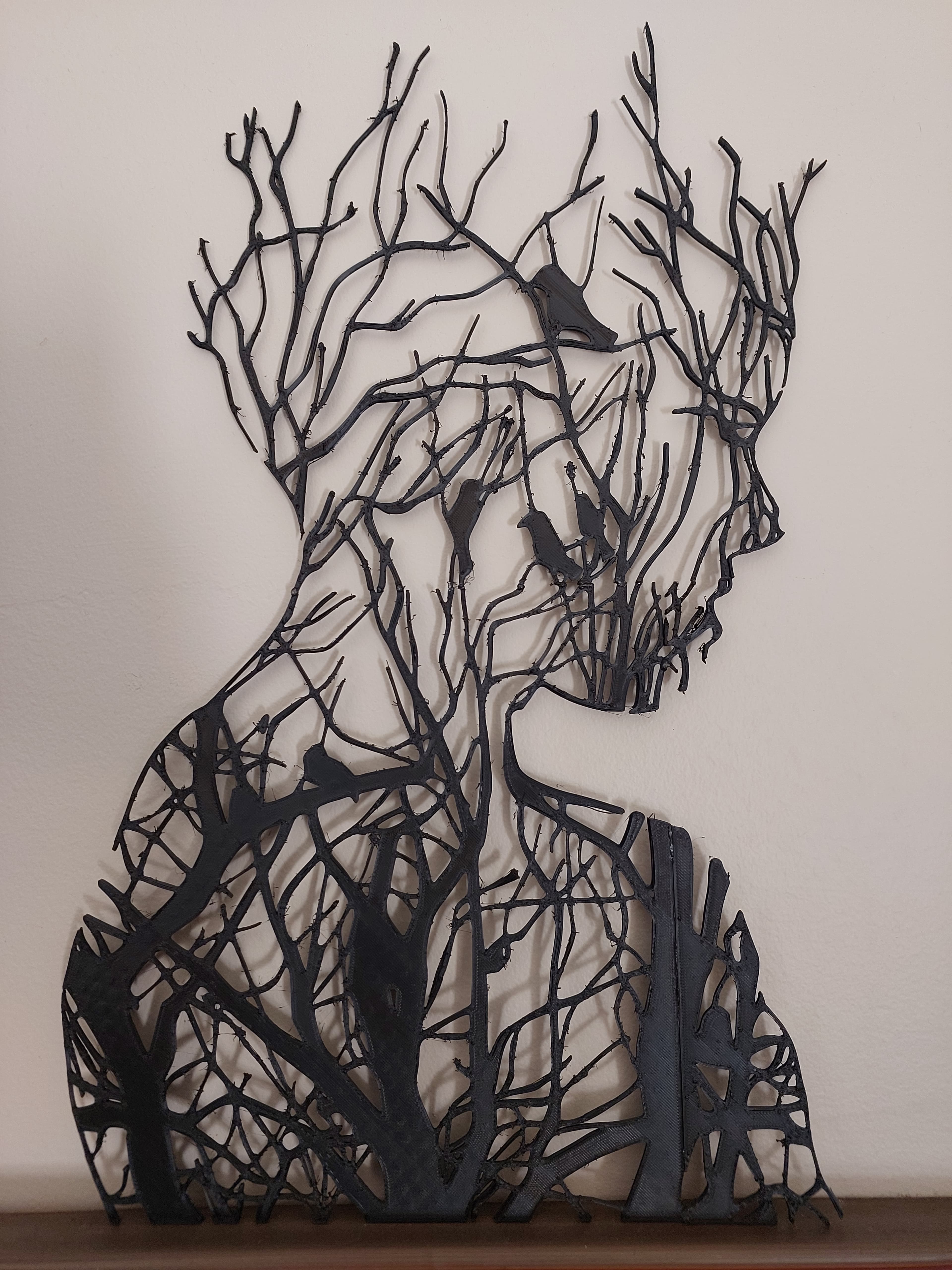 Portrait in the trees 3d model