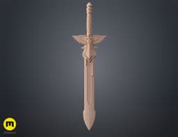Dark Angels Power Sword 3d model