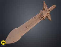 Dark Angels Power Sword 3d model
